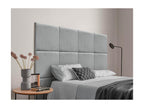 Mobenze Upholstered Headboard in Mobenze Fabric, Composed of Interchangeable Self-Adhesive Bed Panels for Bedroom, Mobenze Grey, 145 cm JVWP51428