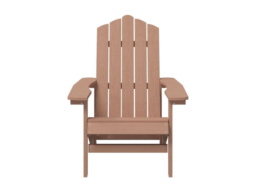 Chair Luxameub of Garden PEHD Brown NAZD48981