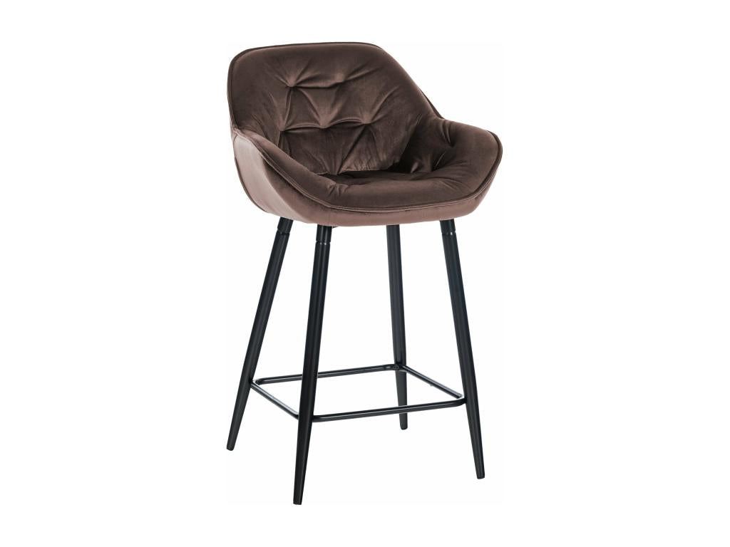 Stool of bar Chair Metal Brown 54x57.5x103 cm 10 0004885 YVBZ21661