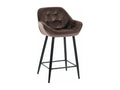 Stool of bar Chair Metal Brown 54x57.5x103 cm 10 0004885 YVBZ21661