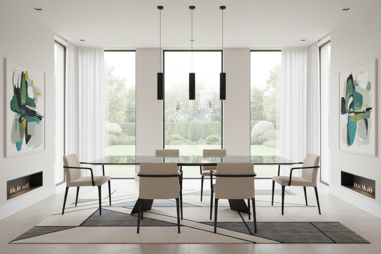 Table - Green Glass - 180x90 cm - Mobenze JVRJ11503