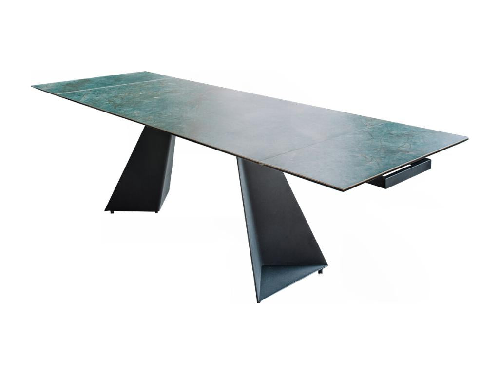 Table - Green Verre - 180x90 cm - Mobenze JVRJ11503