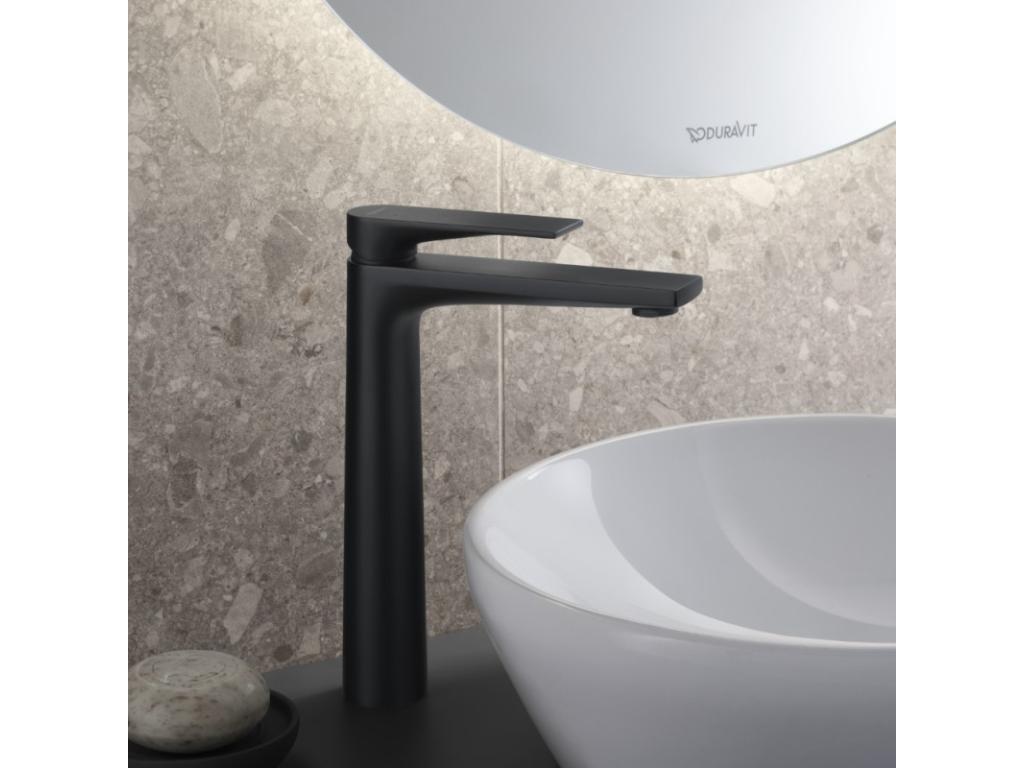XL size Mobenze matte black basin mixer tap without pop-up waste or waste GXSX78249