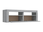TV stand with Luxameubères LED lighting, grey, 120x35x40 cm, AHEM18762