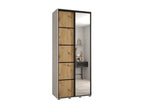 WARDROBE Luxameub 5 DOORS COULISSANTES 235.2/100/60 2 Doors White/Luxameub/Black KNEF50538