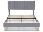 Bed frame plateforme Mobenze Tufted 30 cm 150x190 cm Gray Light BGOH65446