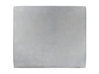 Upholstered Headboard in Grey Bouclé Fabric, 140 cm Wide - 10 cm Thick, Padded, EZTH34663
