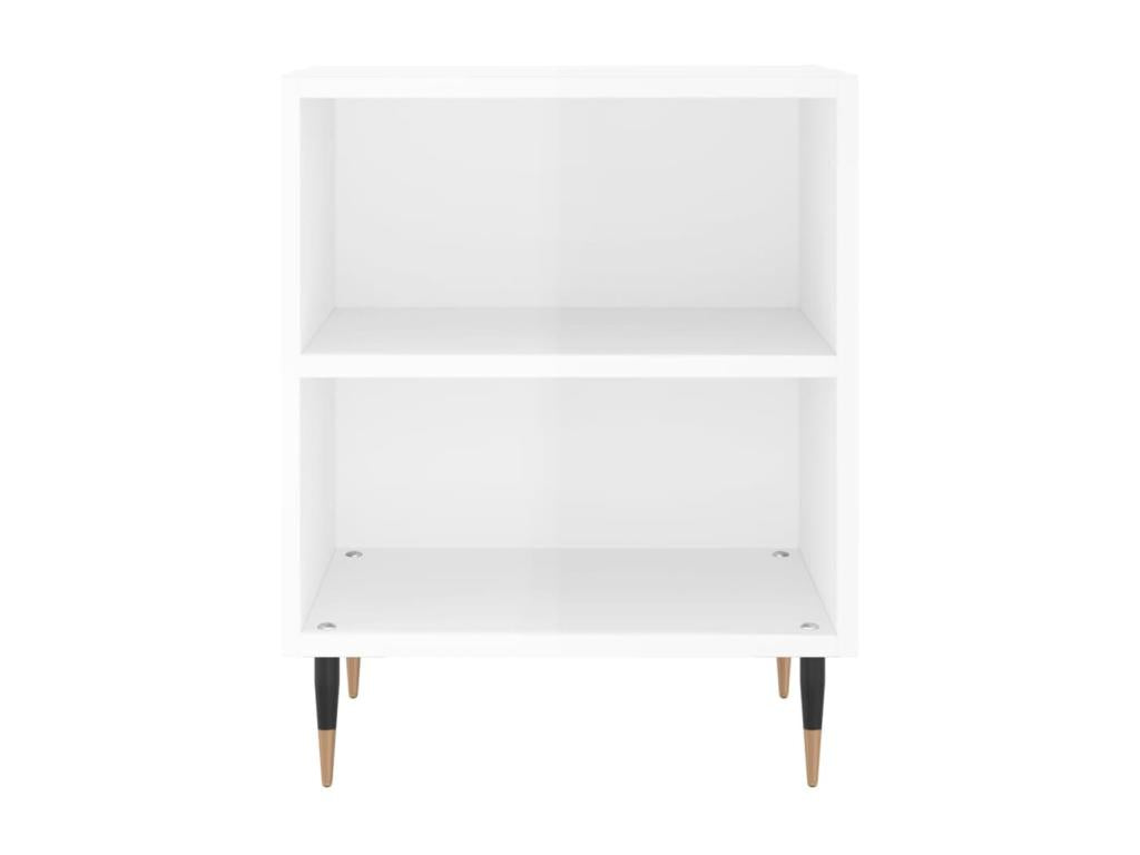 Table of chevet White brillant 40x30x50 Mobenze d'ingénierie RJZM85945