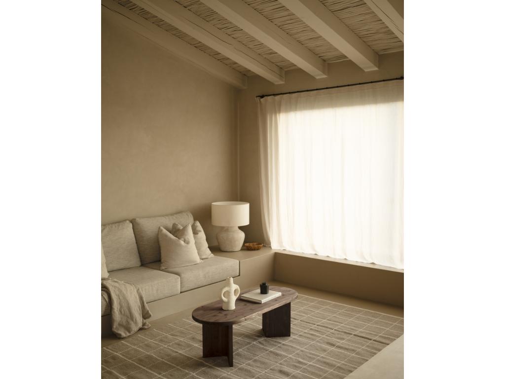 Coffee Table in bois of sapin Brown 120x40cm - Luxameub BRMQ48144