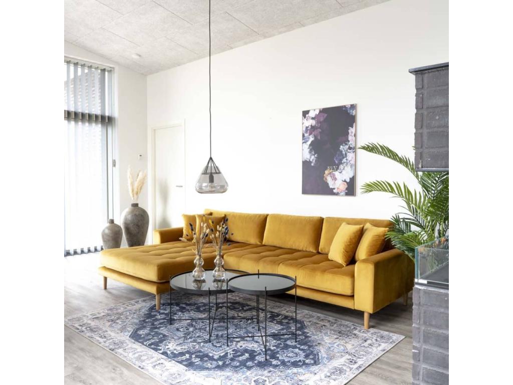 Coffee Table Mobenze 70x40 cm Rond Black FEXK88189