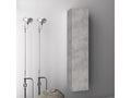 Mobenze L 34cm concrete-effect melamine bathroom column WVSA67153