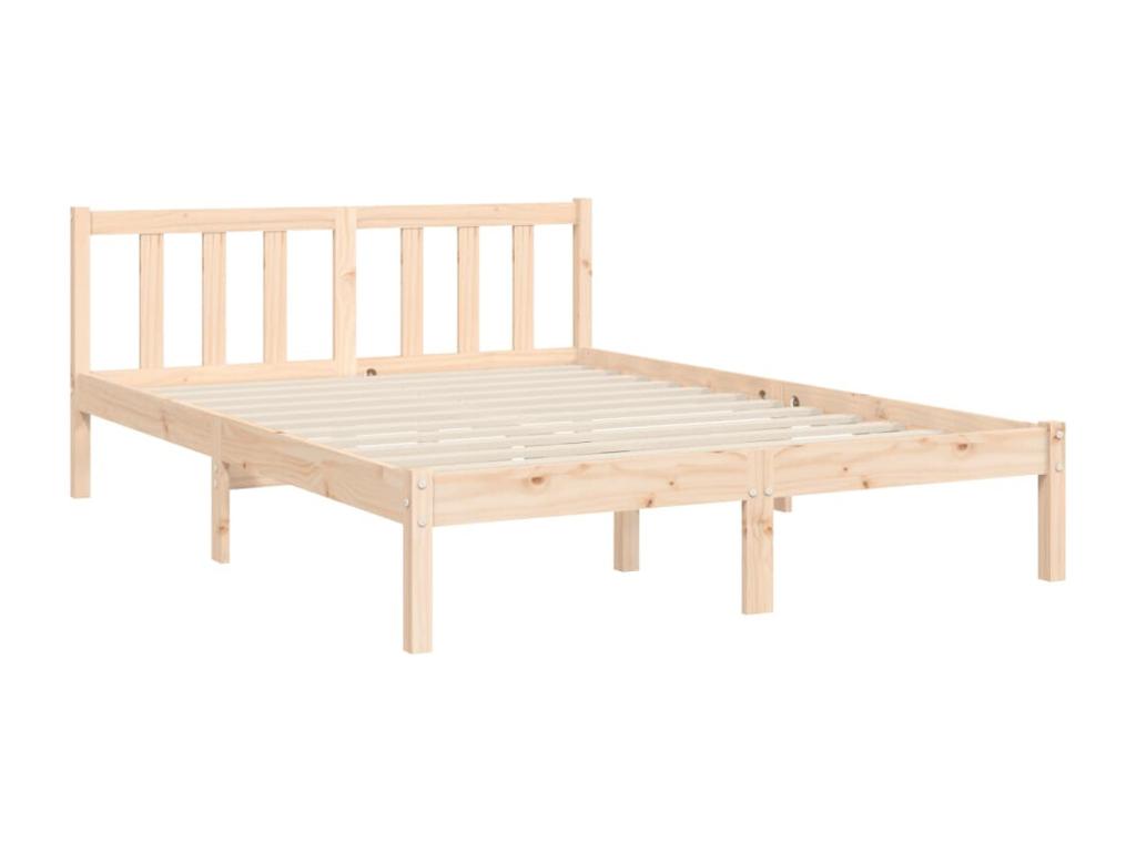 Bed frame without Mattress 120x200 cm Mobenze of Pine Solid OXRH13783