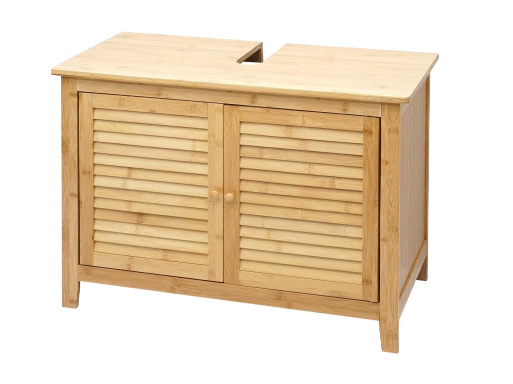 Cabinet sous évier Luxameub-B18 Cabinet sous Basin Wardrobe salle of bain Luxameub - 60x80x40cm NBMT76122