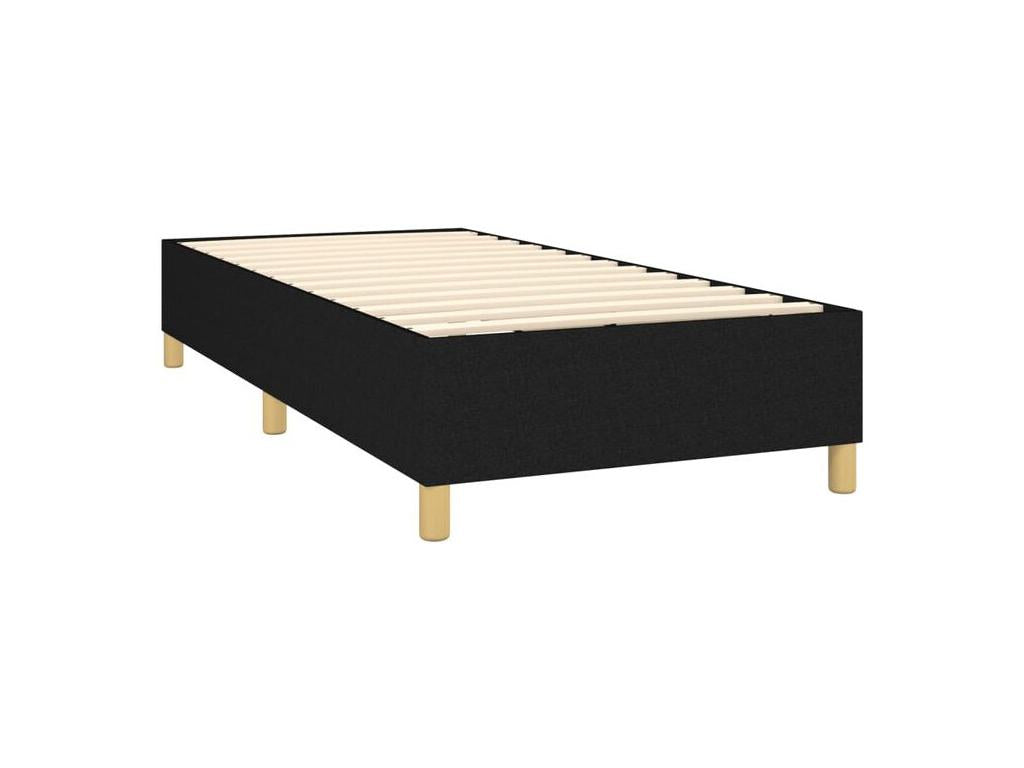 Luxameub bed base with black mattress 90x200 fabric CAMZ19611