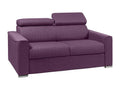 Sofa 2 seats Sofa-bed PINPAI in Fabric Purple - Couchage 120 cm - Mattress 14 cm Luxameub QSXR17468