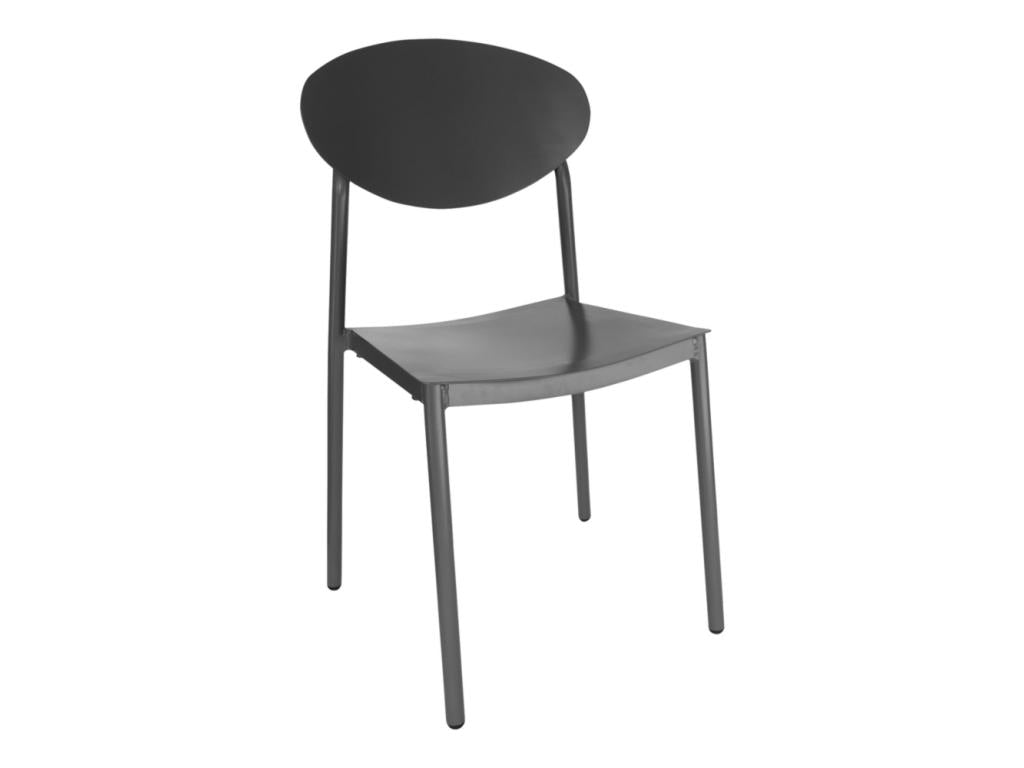 Luxameub grey garden chairs, set of 2, PTAD95965