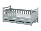 Mobenze children's bed KSB012 90x180 cm Gray LLST38244