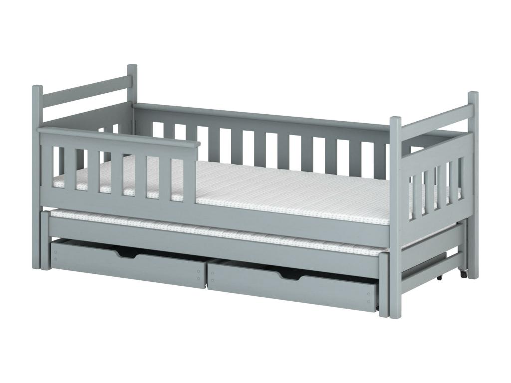 Mobenze children's bed KSB012 90x180 cm Gray LLST38244