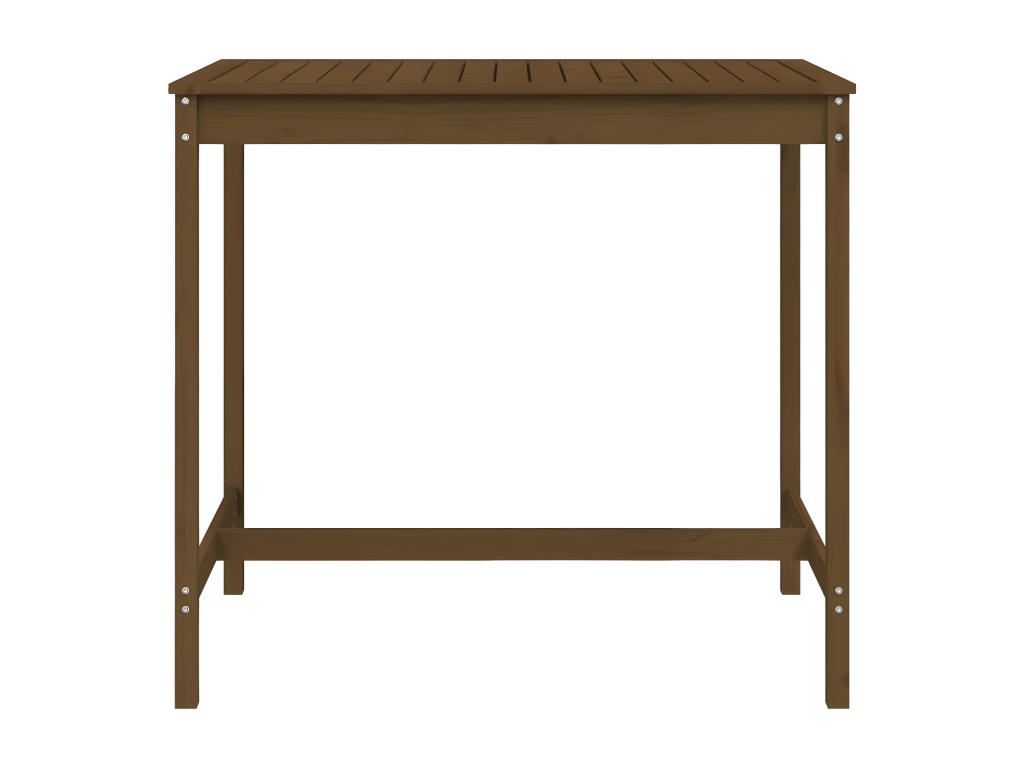 Table of Garden Brown miel 121x82.5x110 cm Mobenze Solid of Pine ZPQP08619