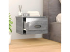 Table of chevet Wall-mounted Luxameub Gray 41.5x36x28 cm QYOS28809