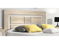 Headboard with legs in Mobenze white oak finish - Length 160 x Depth 3.8 x Height 120 cm AOYT34661