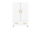 Sideboard haut White 69.5x31x115 cm bois d'ingénierie UHOM38112