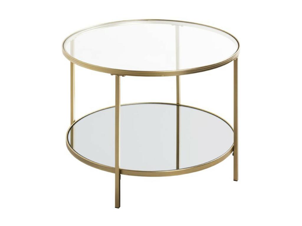 Table d'Appoint Design Cosymeub 60cm Or URRN66965
