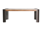 Coffee Table in Mobenze of sapin Brown 122x66x44 cm LNZU09491