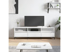 TV stand White 150x30x44.5 cm bois d'ingénierie WAHA09654