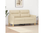 Sofa 2 seats Cream 120 cm Fabric NHND51487