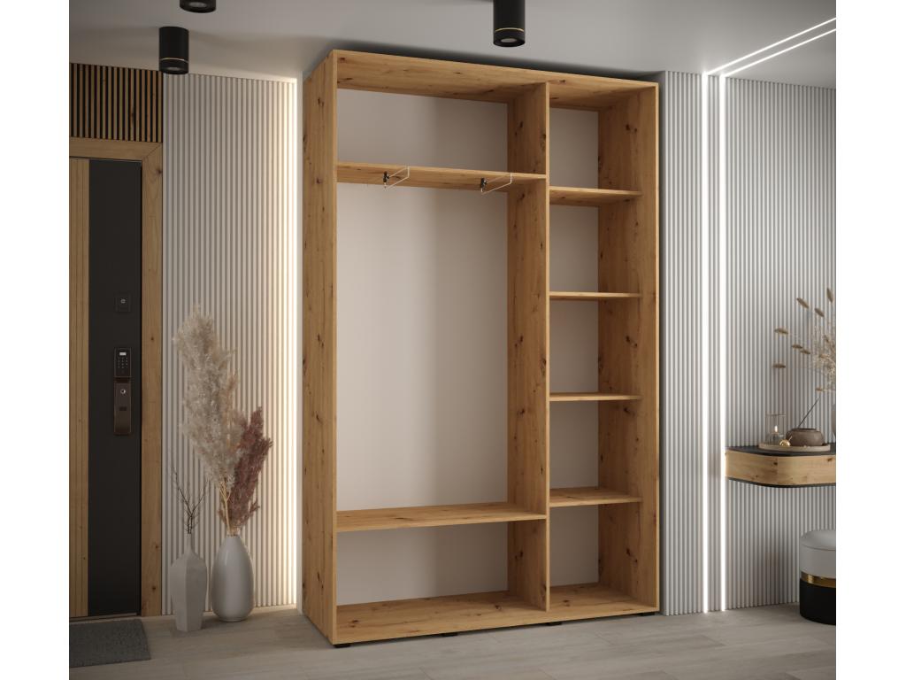 WARDROBE Mobenze 5 DOORS COULISSANTES 235.2/150/45 3 Doors Mobenze/Argent FGET48408