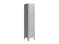 Grey office locker cabinet 38x45x180 cm 03 0006350 IPOJ39686