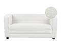 Sofa Mobenze Bouclé Off-white 2 seats XSZX92523