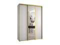 WARDROBE Luxameub 3 DOORS COULISSANTES 235.2/170/60 3 Doors White/White/Or MTHV93811