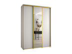 WARDROBE Luxameub 3 DOORS COULISSANTES 235.2/170/60 3 Doors White/White/Or MTHV93811
