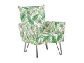 Armchair Luxameub Fabric White IYPN86679