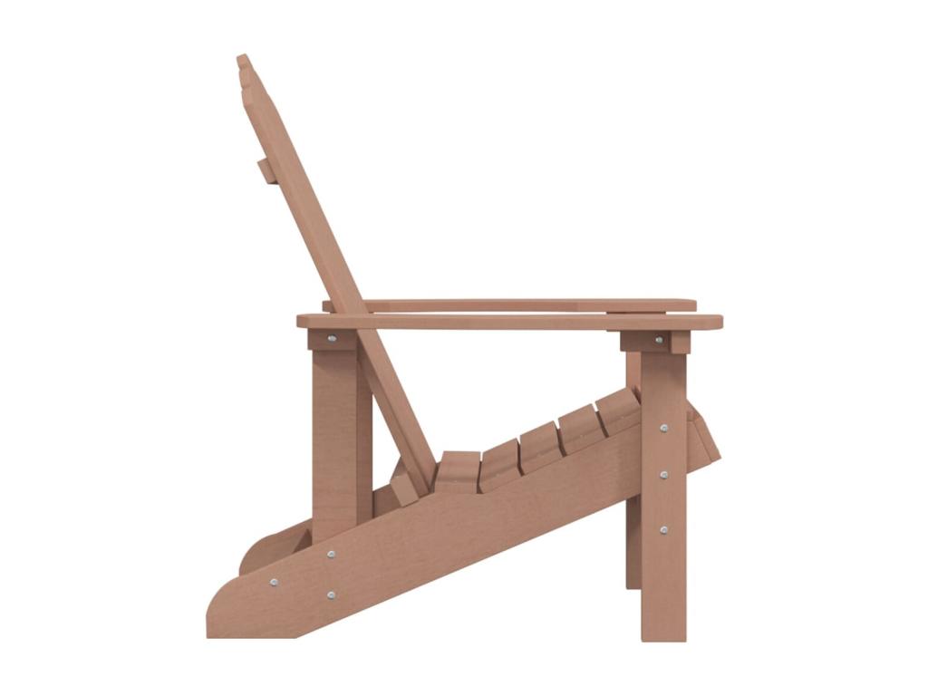 Chair Luxameub of Garden PEHD Brown NAZD48981