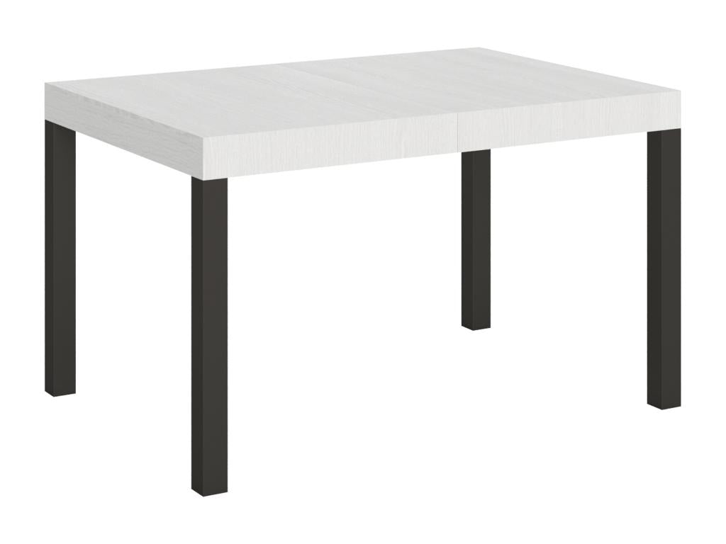 Table Extendable 90x130/390 cm Everyday Frêne White Frame Anthracite UOQQ45719