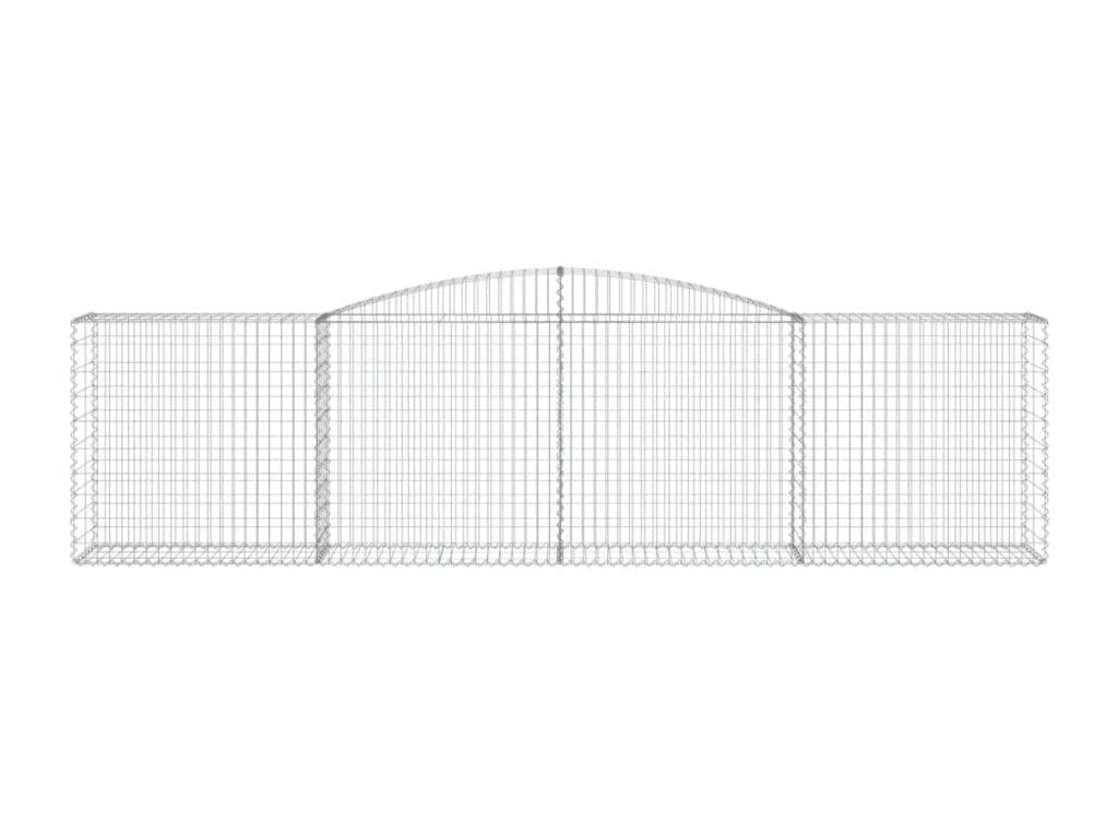 Arched gabion basket 400x50x100-120 Galvanized iron MMVH48075