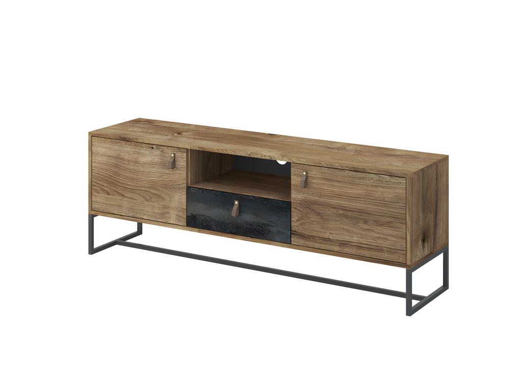 Table of téléLuxameub DARK Luxameub DRTV153 153x39x54 Cream / Gray XAST11152