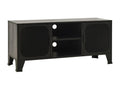 TV stand multimédia Shelf Metal grise 105x36x47 cm 02 0025695 MTQE66740