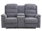 Sofa 2 seats Luxameub électrique with tablette in Fabric anthracite Luxameub MCLS09283