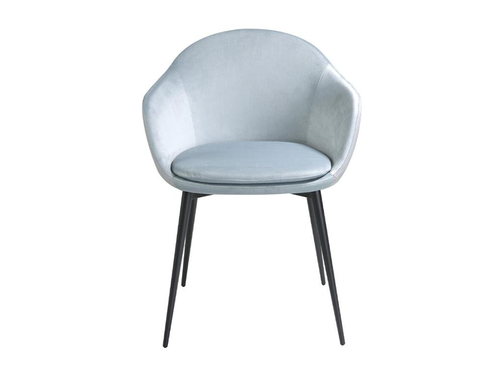 Chair Mobenze and cuir éco pieds in Steel Black Mobenze - Set of 2-Couleur Mobenze 63 XJES82395