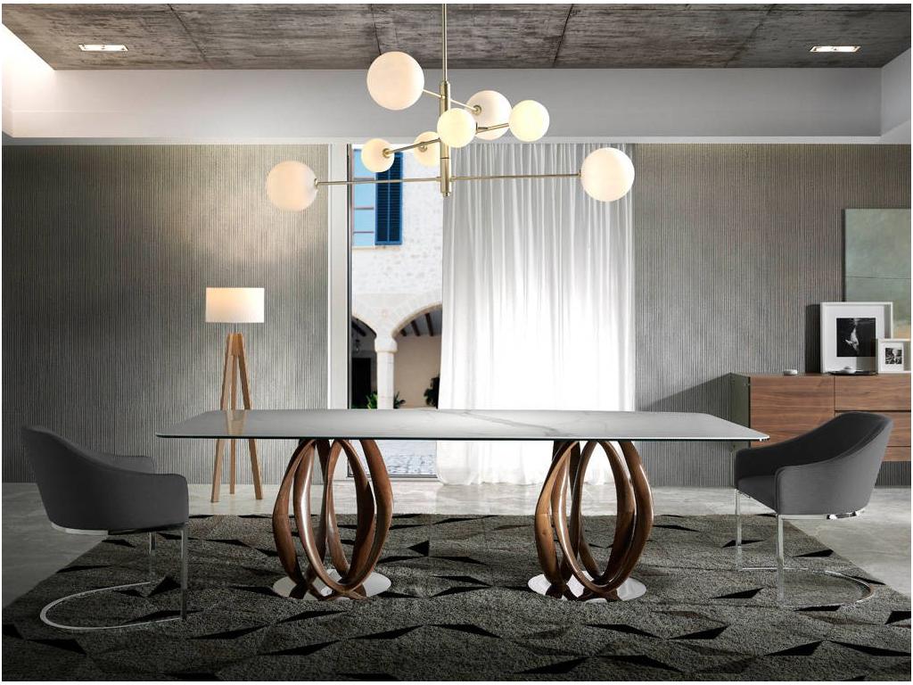 Armchair Design simili cuir Gray and pieds Steel inoxydable Mobenze - Set of 2 ACRD65625