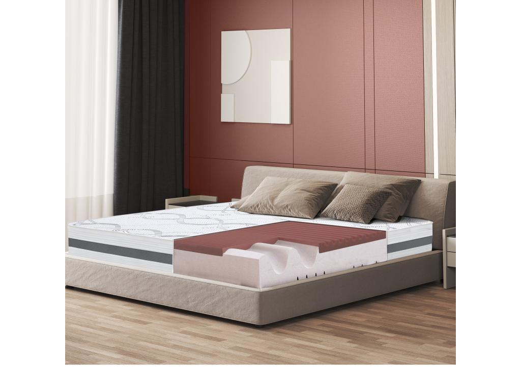 Single Mattress 135x195 with Memory Foam - Mobenze Quality - Height 27 cm - Made in Italy AXJS19279