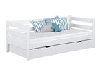 Bed banquette in bois - with Drawer N01 White 80x190 ITGO53902
