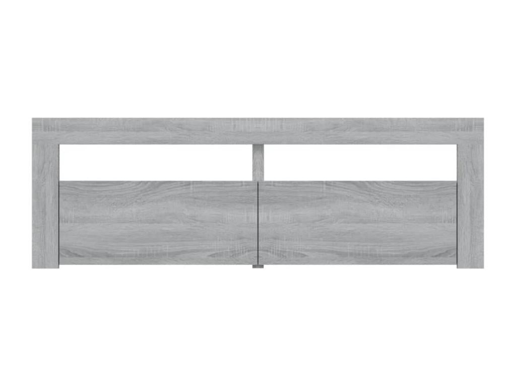 TV stand with Luxameubères LED lighting, grey, 120x35x40 cm, AHEM18762