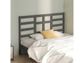 Grey Headboard 156x4x104 cm Solid Pine Mobenze EREJ74857