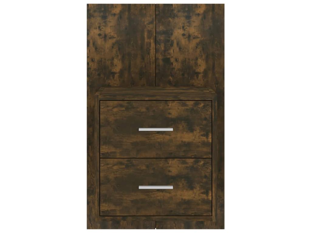 Table of chevet Wall-mounted Oak Smoked IJRX81255