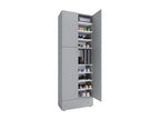 Luxameub XXL Shoe Cabinet, Entryway Cabinet, 9 Drawers, Grey VIBO55928